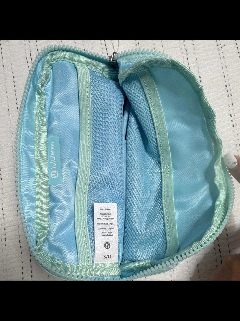 lululemon athletica Light Blue Cosmetic Pouch